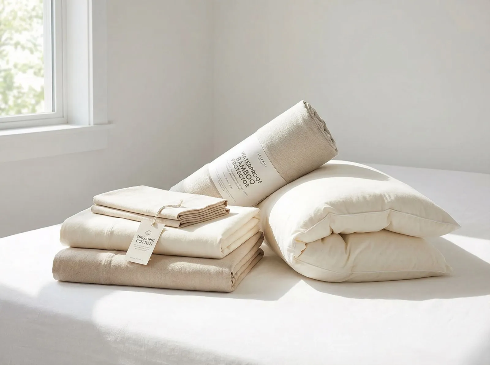 Shredded natural latex pillow by Sleeping Organic